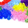 thumbnail image 4 of Volkmi 1 Pack Plastic/Resin Simulation Crushed Ice Cubes Color Crystal Stone Hydroponic Fish Tank Decoration Simulation Ice Cubes: Transparent, 4 of 9