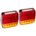 thumbnail image 3 of luces traseras de 12 V y 20 LED de doble color para remolque de camión (cubierta de lámpara roja y amarilla), 3 of 13