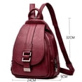 thumbnail image 4 of Mochilas de diseñador, mochilas de cuero para mujer, mochilas escolares para adolescentes, mochilas de viaje, mochilas retro, bolsos tipo Sac A Dos, 4 of 5