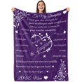 thumbnail image 1 of LHSHID Daughter Blanket Daughter Blankets from Mom Dad Birthday for Daughter I Love You Daughter Blanket Presents to Daughter Daughter Soft Bed Flannel Throw Blanket 30"x40", 1 of 7