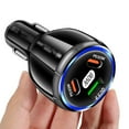 thumbnail image 3 of Chargeur de Voiture USB 3 Ports - Charge Rapide, Compact. Compatibilité Universelle, Protection Intelligente, Design Élégant, 3 of 4