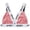 A-Pink112, variant on Womens T-Shirt Bras Ribbed Letter Print Triangle Bralette Seamless Comfort Bra Stretchy Soft Wireless Bralette Daily Wear