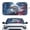 Bald Eagle American Flag, variant on HUIACONG Beach Starfish Print Car Windshield Sun Shade Foldable Premium Foldable Windshield SunShade for Front Window Mini SUVs Universal