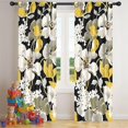 thumbnail image 5 of Blackout Kids Curtains,Pioneer Flower Floral Print Pattern Childrens Insulated Curtains Set Of 2,Bedroom Essentials,Toddler Room Decor 42"x84", 5 of 5