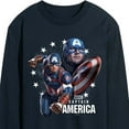 thumbnail image 3 of Marvel Captain America - Collage - Men's Long Sleeve Graphic Tee, 3 of 5