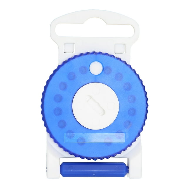 HF3 Cire Roue de Garde, ABS Résistant à l'Huile Forme Ronde Durable Cire Roue de Garde pour pour les Personnes Âgées Rouge, Bleu