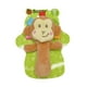 thumbnail image 1 of Cute Animal Baby Hand Bell Rattle Stick Infant Newborn Children Funny Plush Toys(Monkey B), 1 of 1