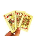 thumbnail image 3 of Japsi Golden Playing Cards For Adult - Classic Plastic Poker Table Cards | 52 + 2 Playing Cards | Playing Cards Are Highly Durable & Long-Lasting | With Much Better Look | Playing Cards, 3 of 5