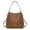 Dark Brown, variant on Montana West Hobo Purse for Women Bucket Shoulder Bag with Crossbody Strap, Burgundy