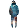 thumbnail image 2 of SwiftWear Onesie Christmas Family Matching Pajamas Adult Couples Men PJs Hooded Novelty One-Piece Sleepwear, 2 of 7