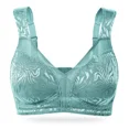 thumbnail image 5 of Wingslove Women's Full Coverage Plus Size Bra Non Padded Wireless Minimizer Bra, Mint Green 40B, 5 of 7