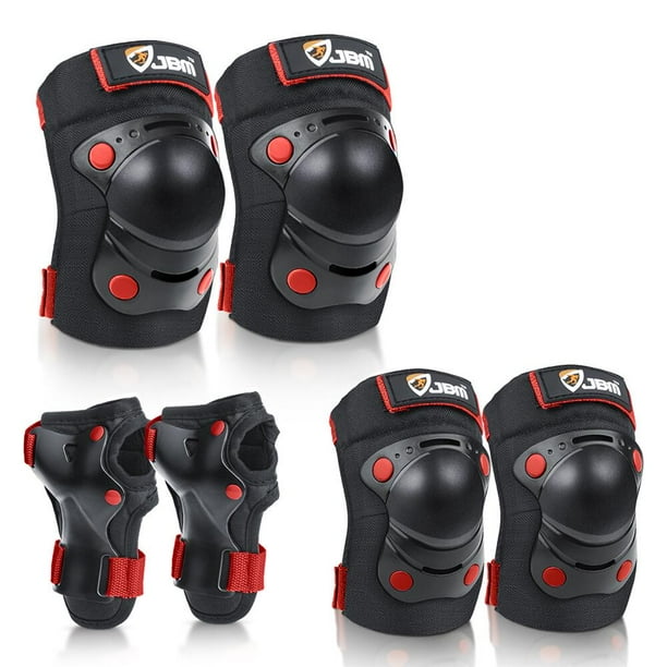 JBM Kids Knee Pads and Elbow Pads with Wrist Guards 3 in 1 Protective