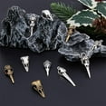 thumbnail image 5 of 56PCS 7 Style Bird Head Charms Raven Skull Charms Alloy Phantom Gothic Charms Tibetan Style Pendants for Necklace Bracelets Jewelry Making DIY, 5 of 7