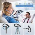 thumbnail image 4 of GuDoQi Auriculares Bluetooth, Auriculares Inal&aacute;mbricos con Micr&oacute;fono, Cancelaci&oacute;n de Ruido CVC8.0, Impermeables, 48H Est&eacute;reo, Auriculares Manos Libres de Un, 4 of 7