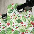 thumbnail image 3 of Ambesonne Rowan Grommet Curtain, Green Leaves Wild Fruits, 50" x 108", Apple Green Fern Green, 3 of 6