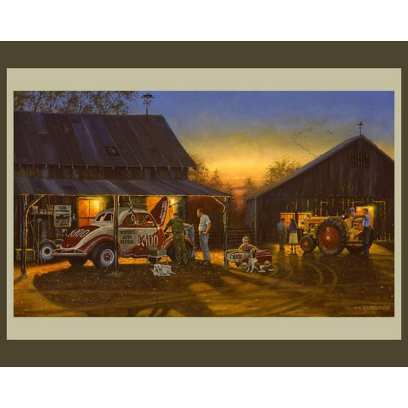 Farm "Saturday Night Special" Panel Cotton Fabric