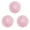 Pinkdot, variant on TOPTIE 3 Pcs Shower Caps Reusable Plastic Hair Hats for Women Spa Salon Bathing Use-PINKDOT