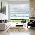 thumbnail image 6 of Ahgly Company Indoor Square Abstract Sage Green Oriental Area Rugs, 4' Square, 6 of 6