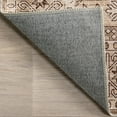 thumbnail image 3 of nuLOOM Jett Floral Border SplashGuard Machine Washable Area Rug, 5' x 8', Jett Beige, 3 of 10