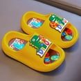 thumbnail image 4 of Eashery Slide Sandals for Kids Comfort Casual Toddler Shoes Girl Yellow 28, 4 of 4
