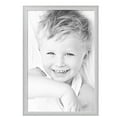 thumbnail image 2 of ArtToFrames 24" x 36" Metro Ice Silver Black Picture Frame, 24x36 inch Silver Wood Poster Frame (WOM-5247),  Pack, 2 of 7