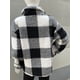 thumbnail image 5 of Chaqueta de terciopelo de peluche Chaqueta cálida a cuadros Chaqueta de cuadros de felpa mullida, 5 of 6