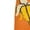 Orange, variant on Black Cute Banana Socks Novelty Crew Socks With Heated Competitive Design, Soft Polyester Material And Cozy Fit For Men, Women And Themed Party