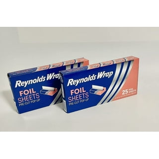KS Reynolds Pre-Cut Single Sheet Premium Aluminum Foil Easy to Use