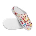 thumbnail image 3 of Picia Cute Butterfly Flowers for Women's Lamb-hug Comfy Fleece House Slippers Memory Foam, Slip-on House Shoes Indoor Outdoor-39/40, 3 of 7