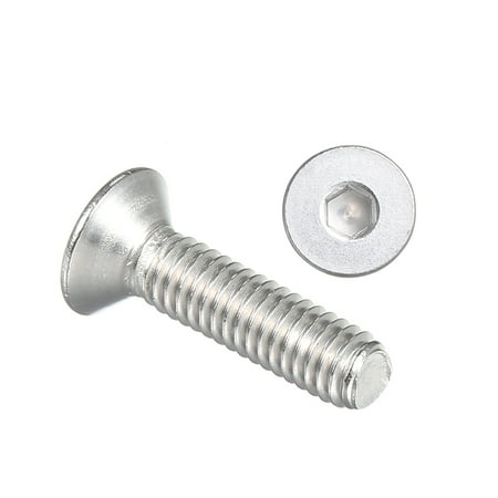 

moobody DIN7991 304 Stainless Steel Allen Bolt Socket Cap Screws Hex Screw M-4*16