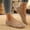 Khaki-38, variant on Women Hand Woven Hollow Slip-on Flat Shoes, Breathable Cutout Closed Toe Casual Walking Flats, Non-slip Lightweight Summer Daily Loafers, 4 Colors Available