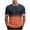 Black, variant on T-shirts for Men Short Sleeve Round-Neck Gradient Print Casual Sports T-shirt Shirts Red XXL