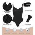 thumbnail image 3 of Mono moldeador sin costuras que contrae el abdomen, levanta la cadera, tanga de talla grande, braguita, liguero, corsé ajustado, 3 of 5