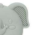 thumbnail image 4 of Nuby Happy Hands Teething Mitten for Babies, Gray Elephant Design, 4 of 7