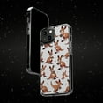 thumbnail image 6 of DistinctInk Hybrid (Acrylic / TPU) Clear Slim Fit Case for Apple iPhone 15 (6.1" Screen) - "Adorable Cartoon Kangaroos in Playful Poses", 6 of 8