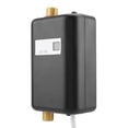 thumbnail image 3 of Mini calentador de agua eléctrico instantáneo sin tanque, 3800W, 220V, ideal para baño, cocina, lavado, enchufe europeo, negro, 3 of 10
