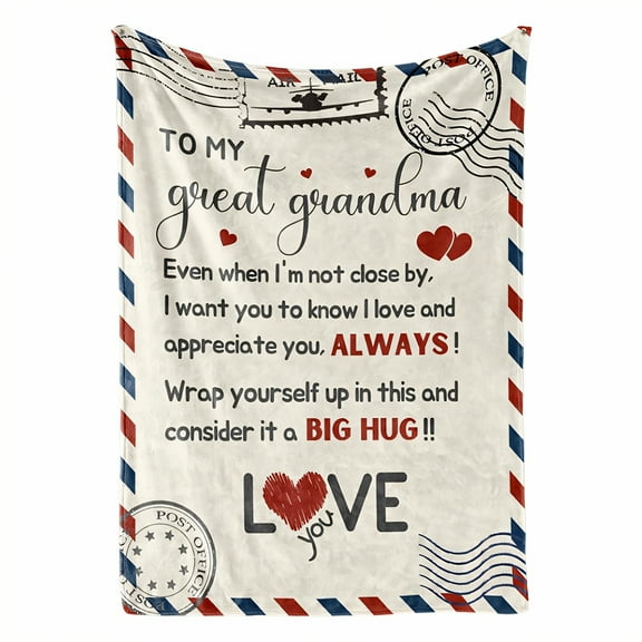 AUQ Throw Blanket,Easy Fold and Store Warm Blanket,Envelope Design Blanket Cozy Blanket,Style1,100*150cm