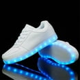 thumbnail image 2 of Mepaouo Men's Light Shoes Fashion Light Up Shoes USB Charging Luminous LED Sneakers for Women, 2 of 6