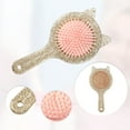 thumbnail image 3 of 1pc Women Cat's Ears Air Cushion Hair Brush for Straight Curly Thick Hair Brown ABS TPR, 3 of 6
