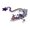Purple, variant on Luminous Chinese Loong Flexible Articulated Dragon 3D Printed Crafts Ornaments Home Desktop Decoration Figurines Statue Gifts