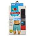 thumbnail image 3 of Fruit of the Loom Men's 3pk Breathable Lightweight Micro-mesh Boxer Brief, Assorted, Large, 3 of 4