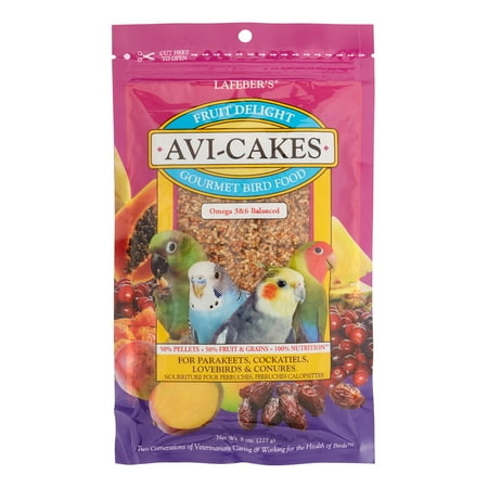 UPC: 0041054862107 | Lafeber s Avi-Cakes for Small Birds Fruit Delight  8 Oz.