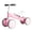 Pink, variant on Allobebe Baby Balance Bike for 12-30 Months, 4-Wheel Toddler Ride-On with Adjustable Seat & Silent Wheels, Safe No-Pedal Walker for Indoor/Outdoor, ASTM & CPSIA Certified, Black