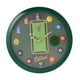 thumbnail image 5 of Reloj de pared con bola de billar, silencioso y redondo, para decoración de pared Verde, 5 of 9