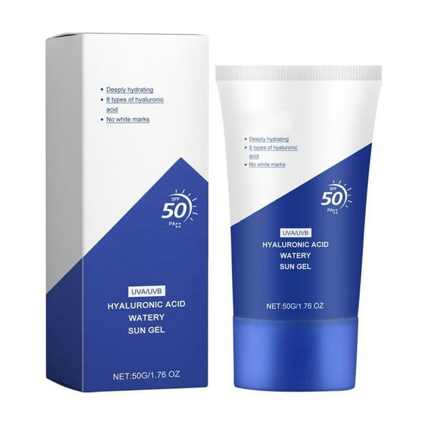 Gel solar hialurónico, protector solar hialurónico, protector solar facial, protector solar coreano para rostro, para todo tipo de piel