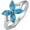 5, variant on 925 Sterling Silver Genuine Turquoise Four Leaf Clover Boho Style Rings Jewelry Gifts for Women Mother