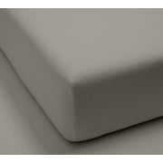 1200 Thread Count 100% Cotton Solid Sheet Set (Queen, Grey)