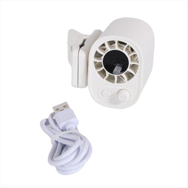 Ventilador de Clip para Exteriores con Pantalla LED, Rotación de 360°, 100 Velocidades Ajustables, Pequeño Ventilador Eléctrico Portátil de Clip.