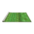 thumbnail image 2 of Ahgly Company Machine Washable Indoor Rectangle Abstract Green Modern Area Rugs, 4' x 6', 2 of 4