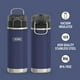 thumbnail image 2 of Botella de agua THERMOS ICON SERIES 500 ml de acero inoxidable azul marino, 2 of 6